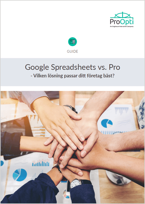 Google spreadsheets vs. Pro